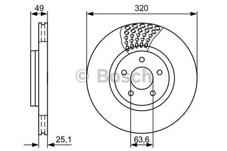 0 986 479 660 BOSCH Тормозные диски