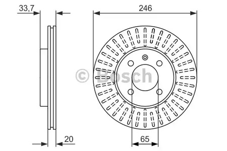 0 986 479 853 BOSCH Тормозные диски