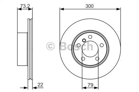 Тормозные диски BOSCH 0 986 479 A18