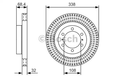 0 986 479 A65 BOSCH Тормозные диски