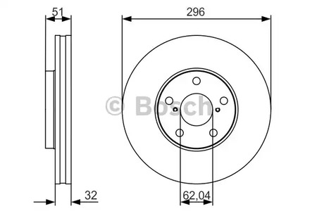Тормозной диск BOSCH 0 986 479 R20
