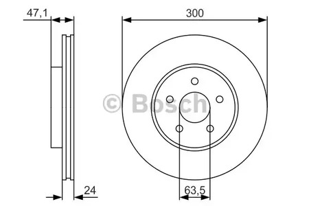 Тормозные диски BOSCH 0 986 479 S48