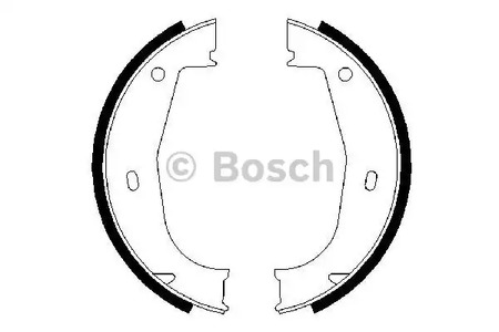 0 986 487 520 BOSCH Колодки тормозные барабанные