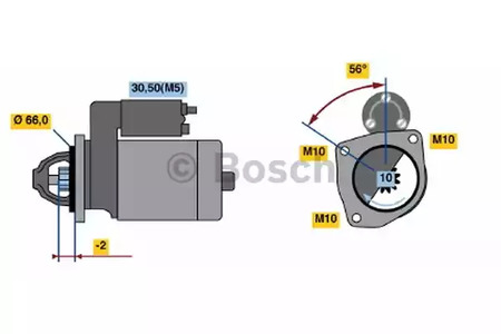 Стартер BOSCH 0 986 018 310