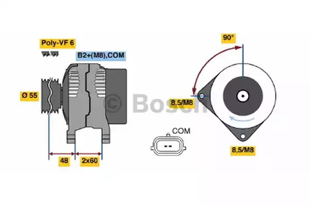 Генератор BOSCH 0 986 049 030