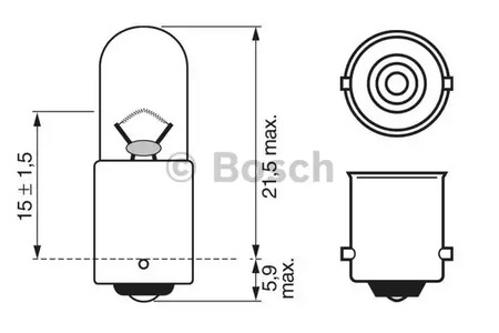 1 987 302 207 BOSCH Лампа накаливания