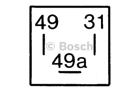 Фото 5 0 335 200 038 BOSCH реле указателей поворота