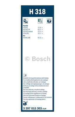 3397015303 BOSCH Щетка стеклоочистителя