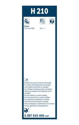 Щетка стеклоочистителя задн BOSCH 3397015445