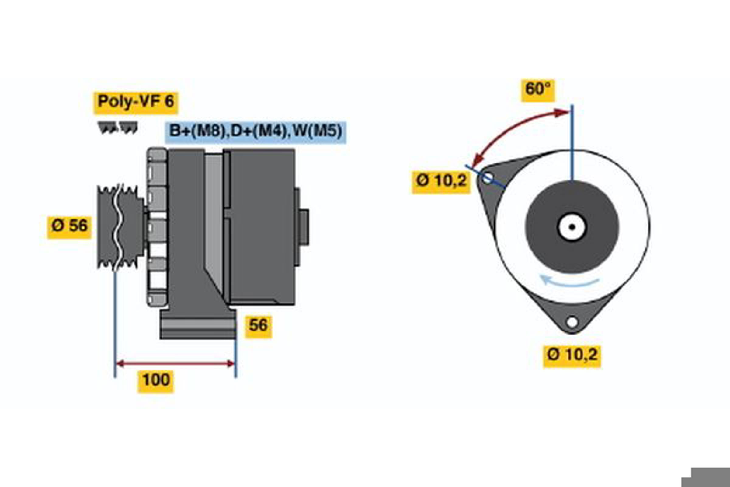 Генератор BOSCH 6033GB3030