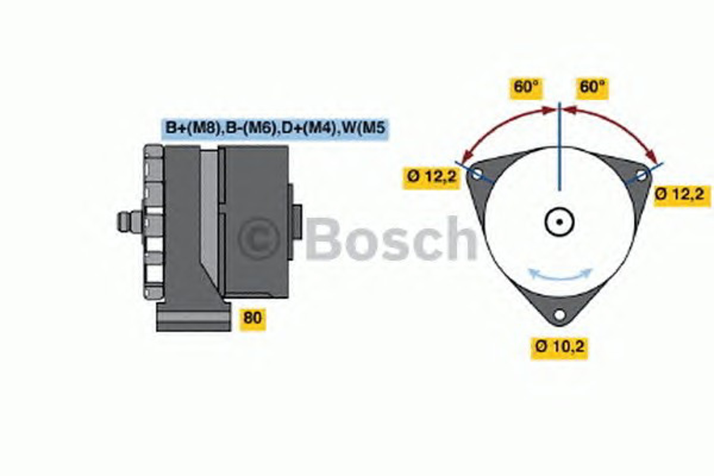 Генератор BOSCH 6033GB3053