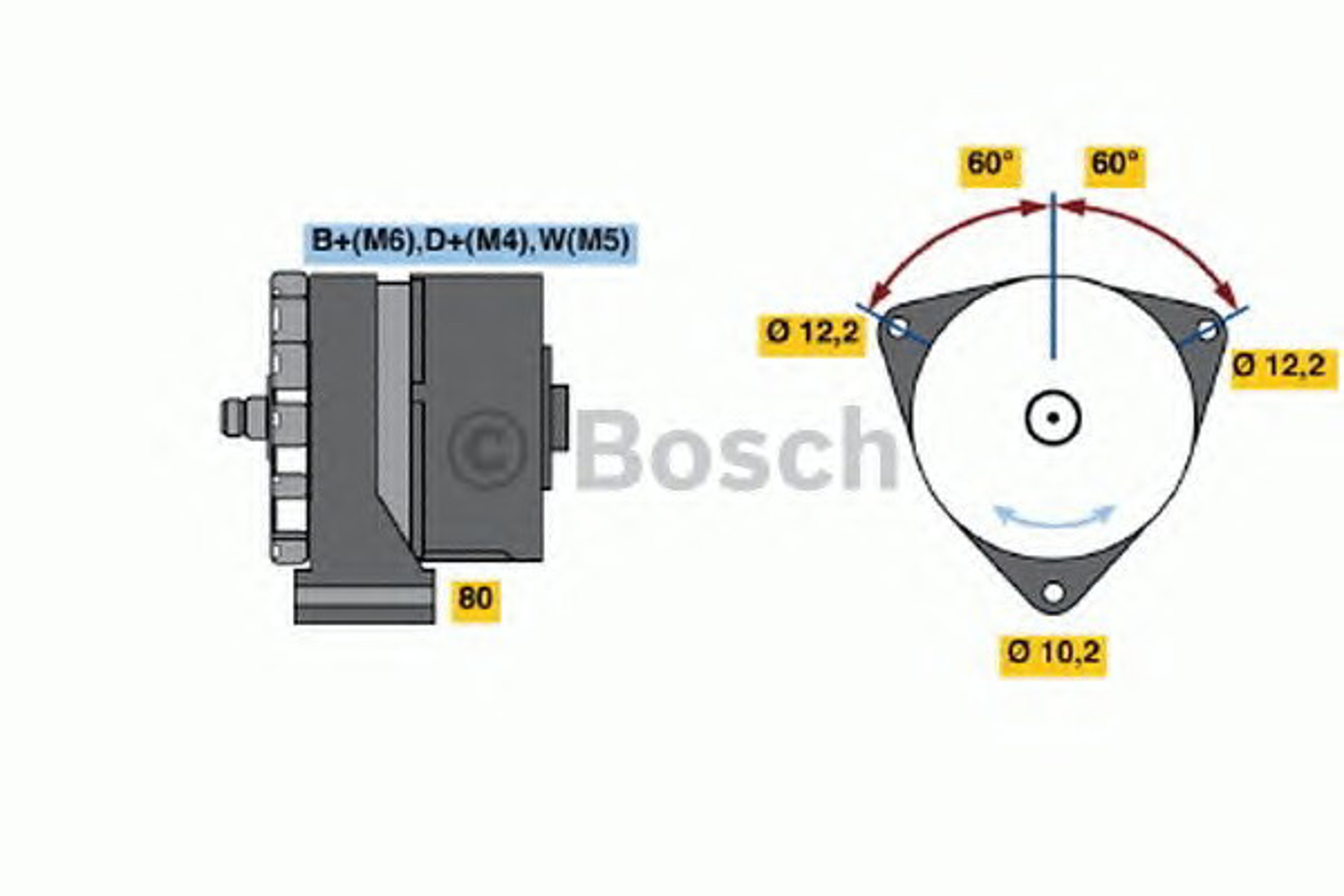 Генератор BOSCH 9120080183
