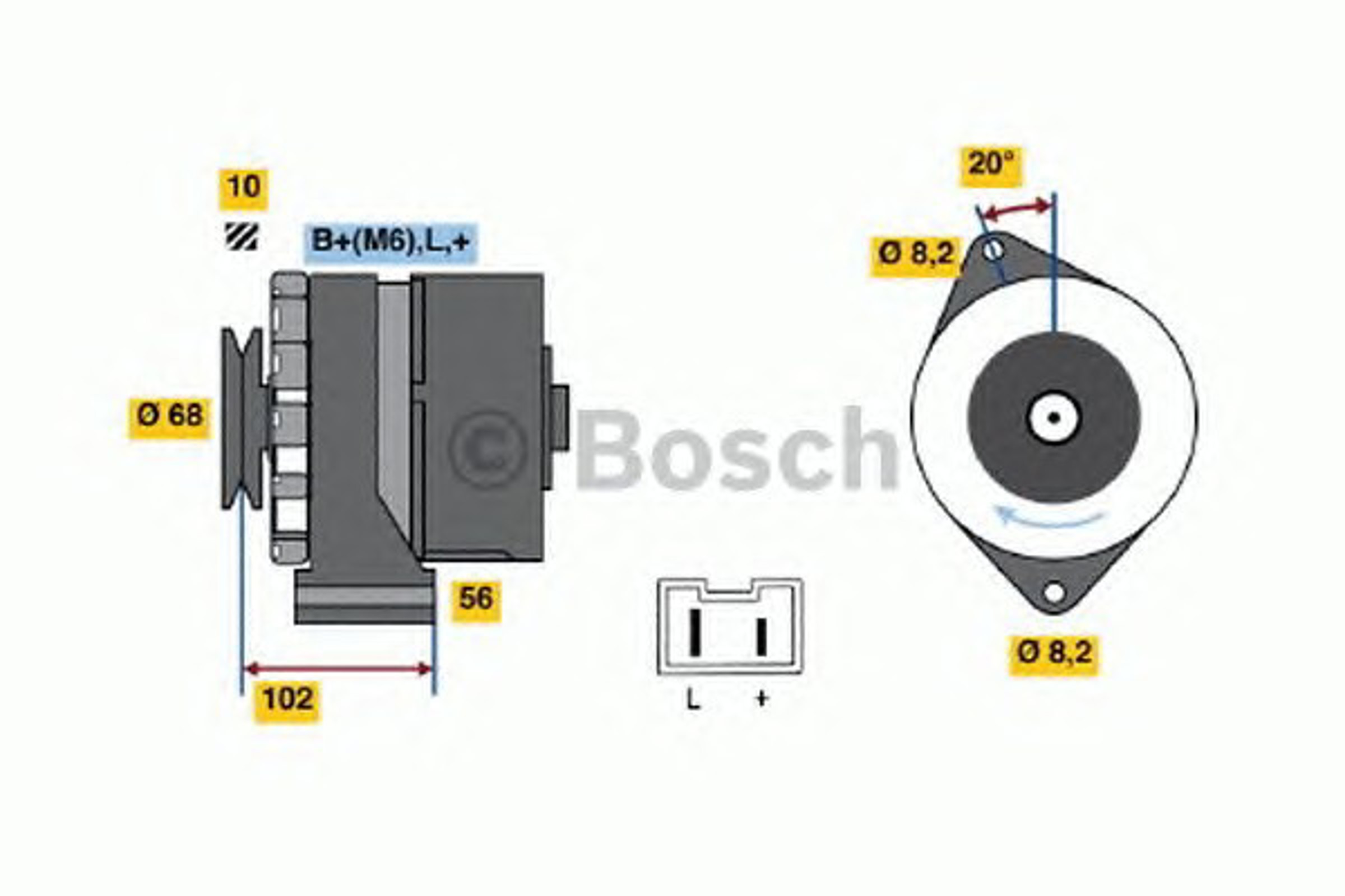 Генератор BOSCH 9120144278
