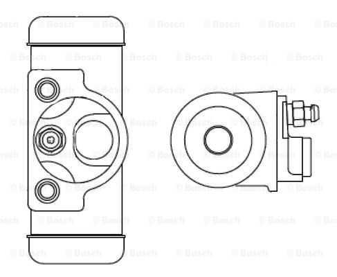 F026002344 BOSCH Тормозной цилиндр