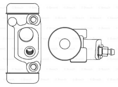 F026002350 BOSCH Колесный тормозной цилиндр