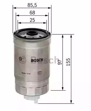 F026402048 BOSCH Фильтр топливный