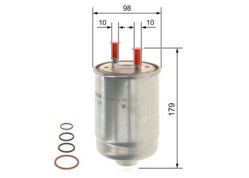 F026402234 BOSCH Топливный фильтр