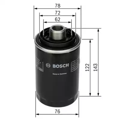 Масляный фильтр BOSCH F026407080