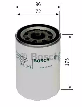 F026407081 BOSCH Фильтр масляный