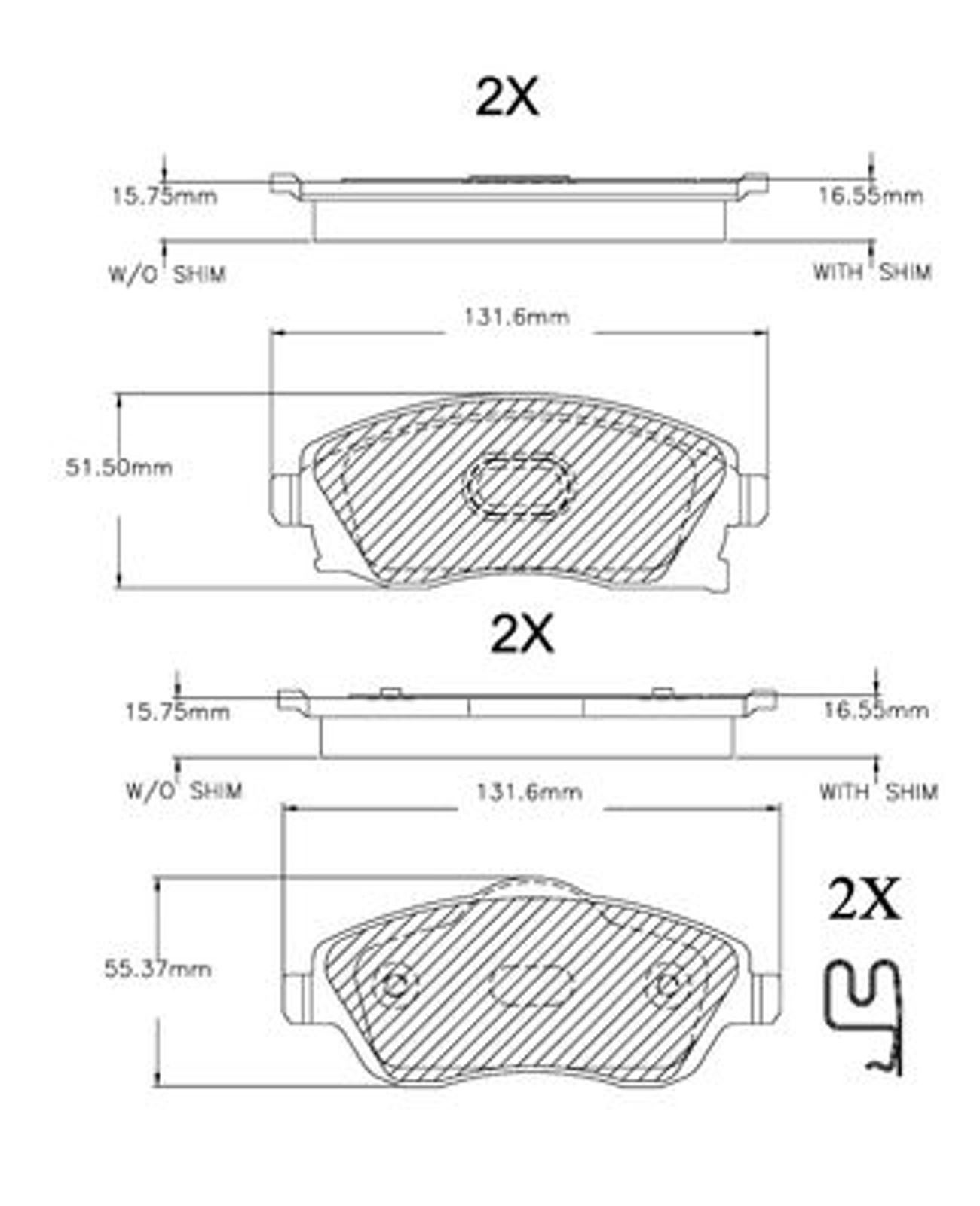 F03A150019 BOSCH Комплект тормозных колодок, дисковый тормоз