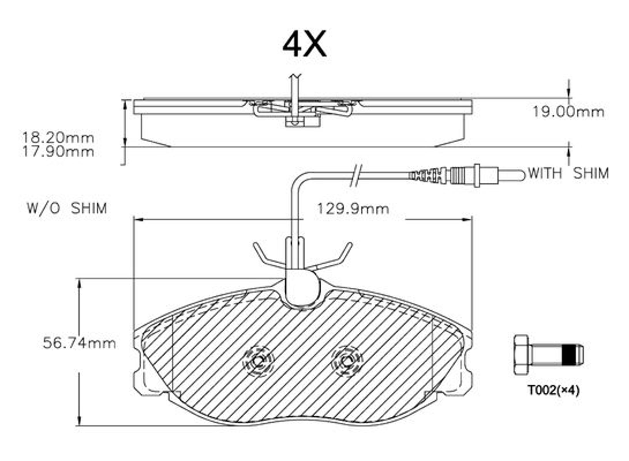 F03A150026 BOSCH Комплект тормозных колодок, дисковый тормоз