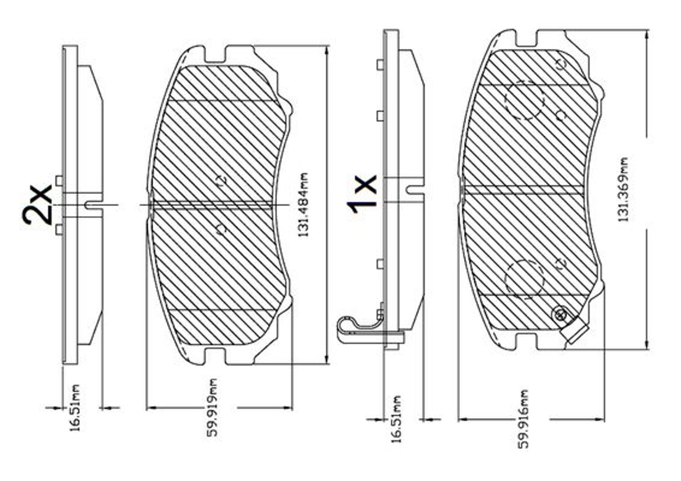 Комплект тормозных колодок дисковый тормоз BOSCH F03B150106