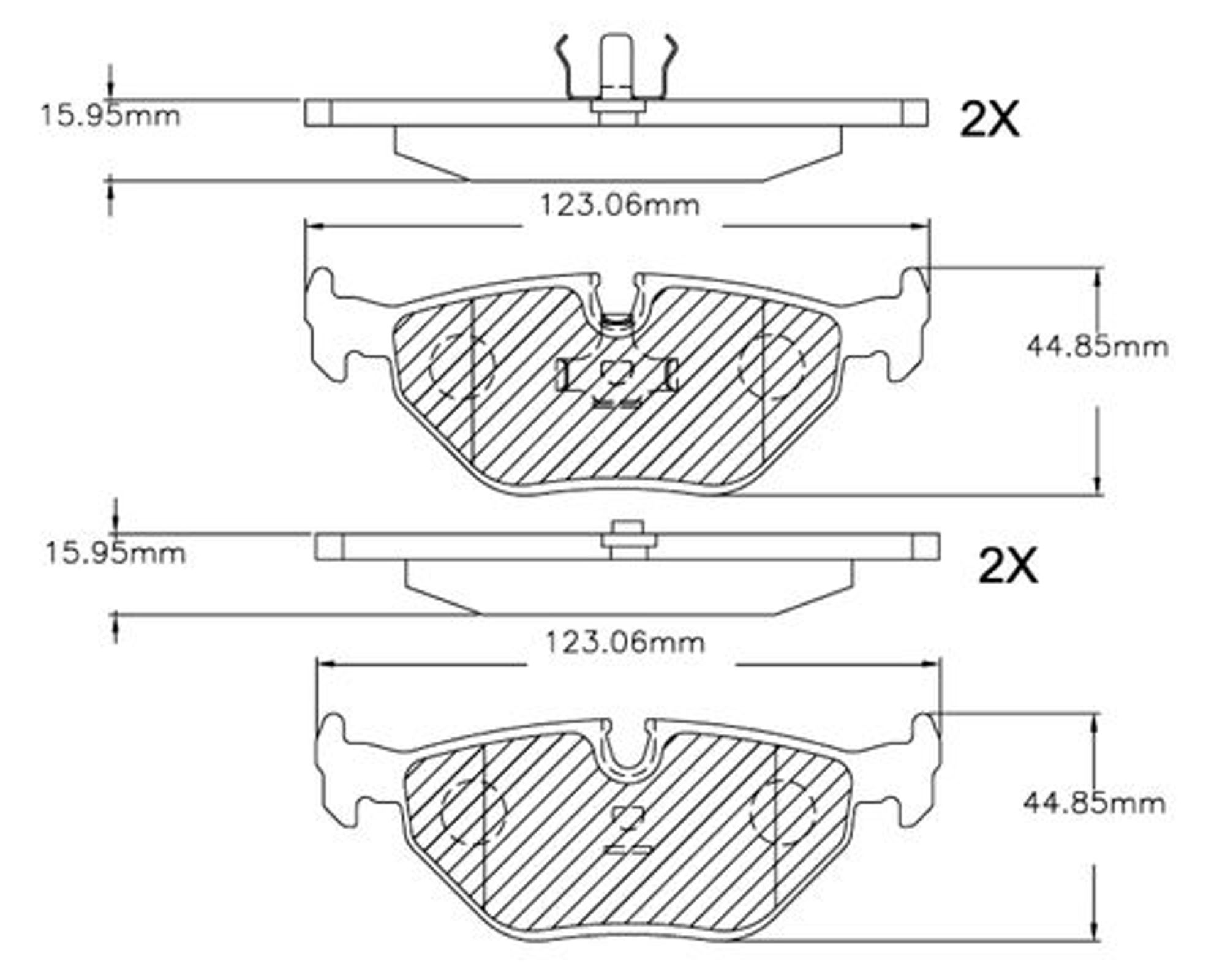 F03B150266 BOSCH Комплект тормозных колодок, дисковый тормоз