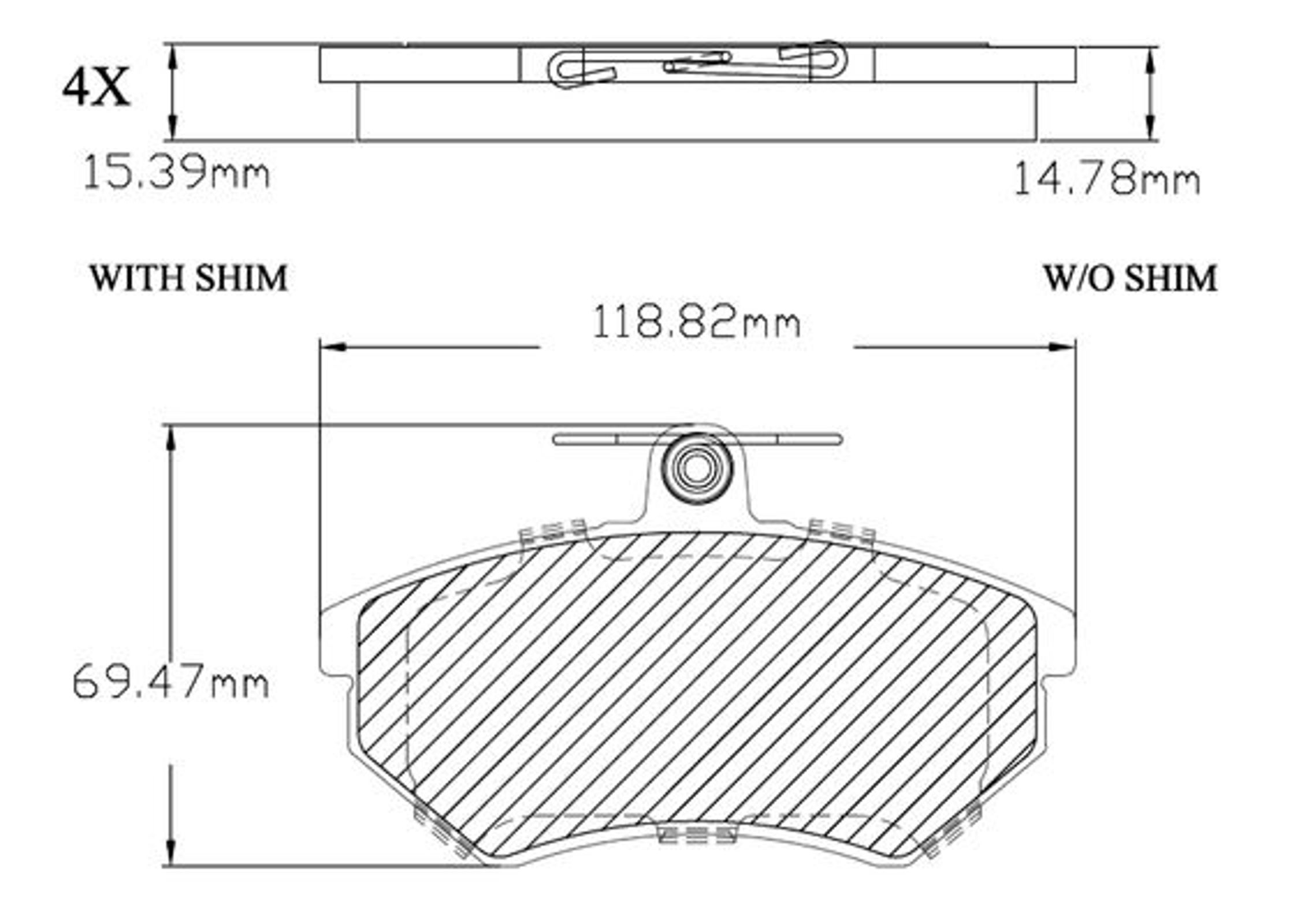 Комплект тормозных колодок дисковый тормоз BOSCH F03B150268