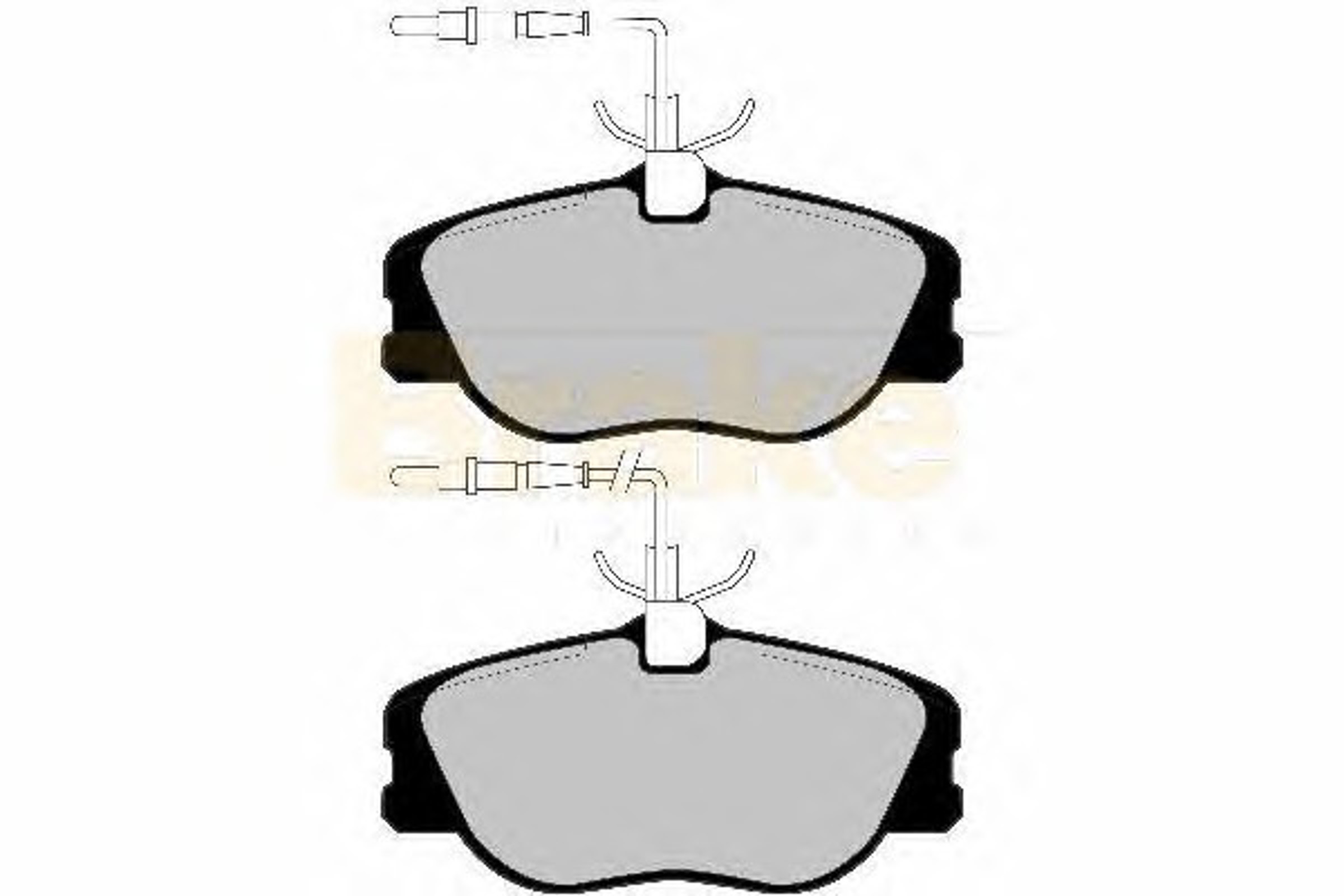 PA1061 BRAKE ENG Колодки тормозные дисковые