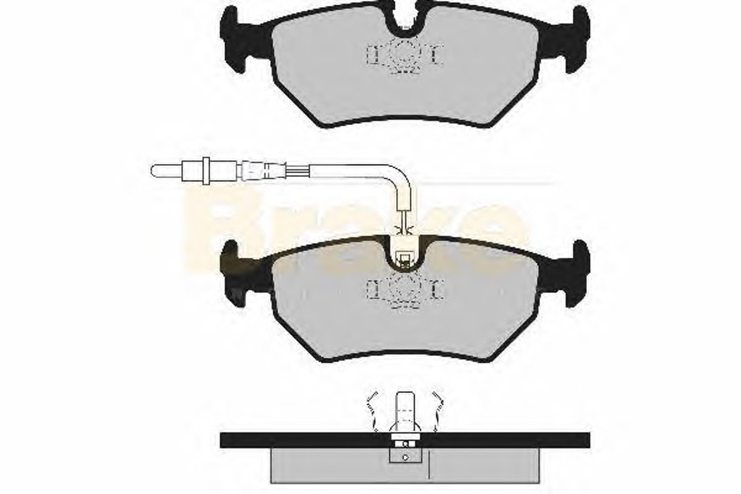 PA1064 BRAKE ENG Колодки тормозные дисковые