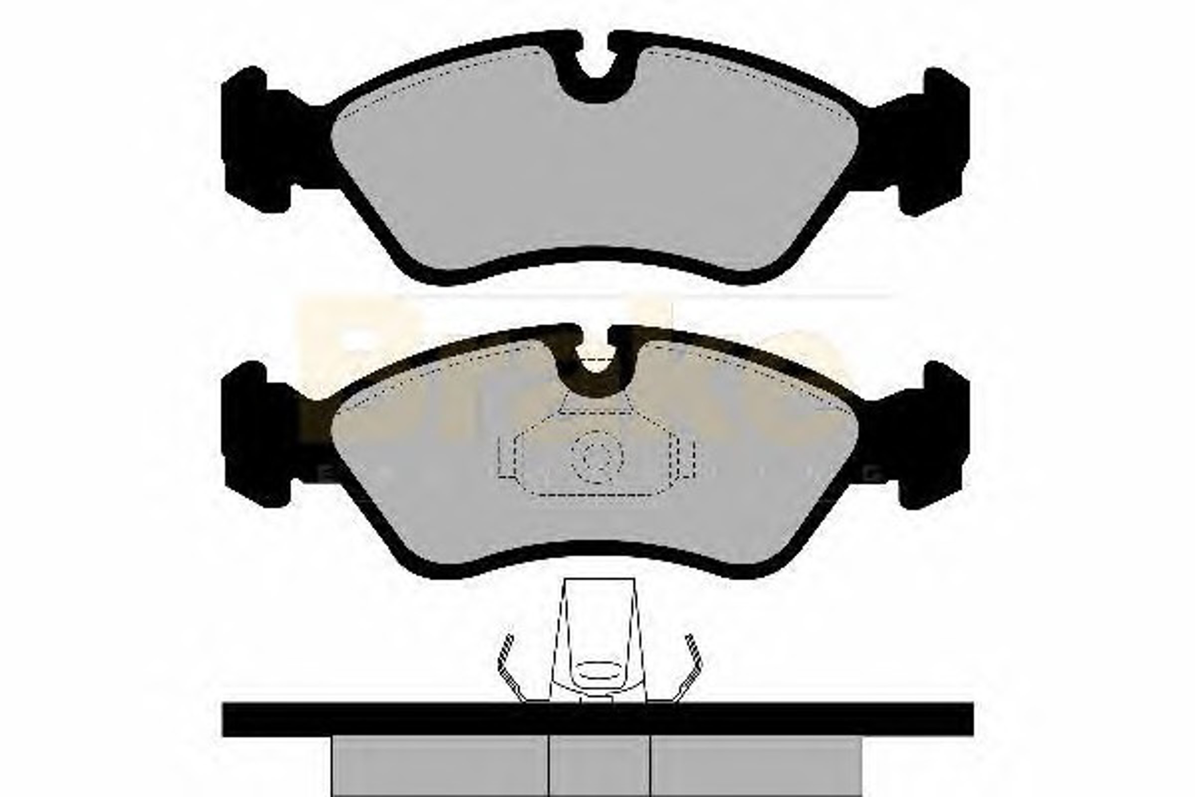 PA1115 BRAKE ENG Колодки тормозные дисковые