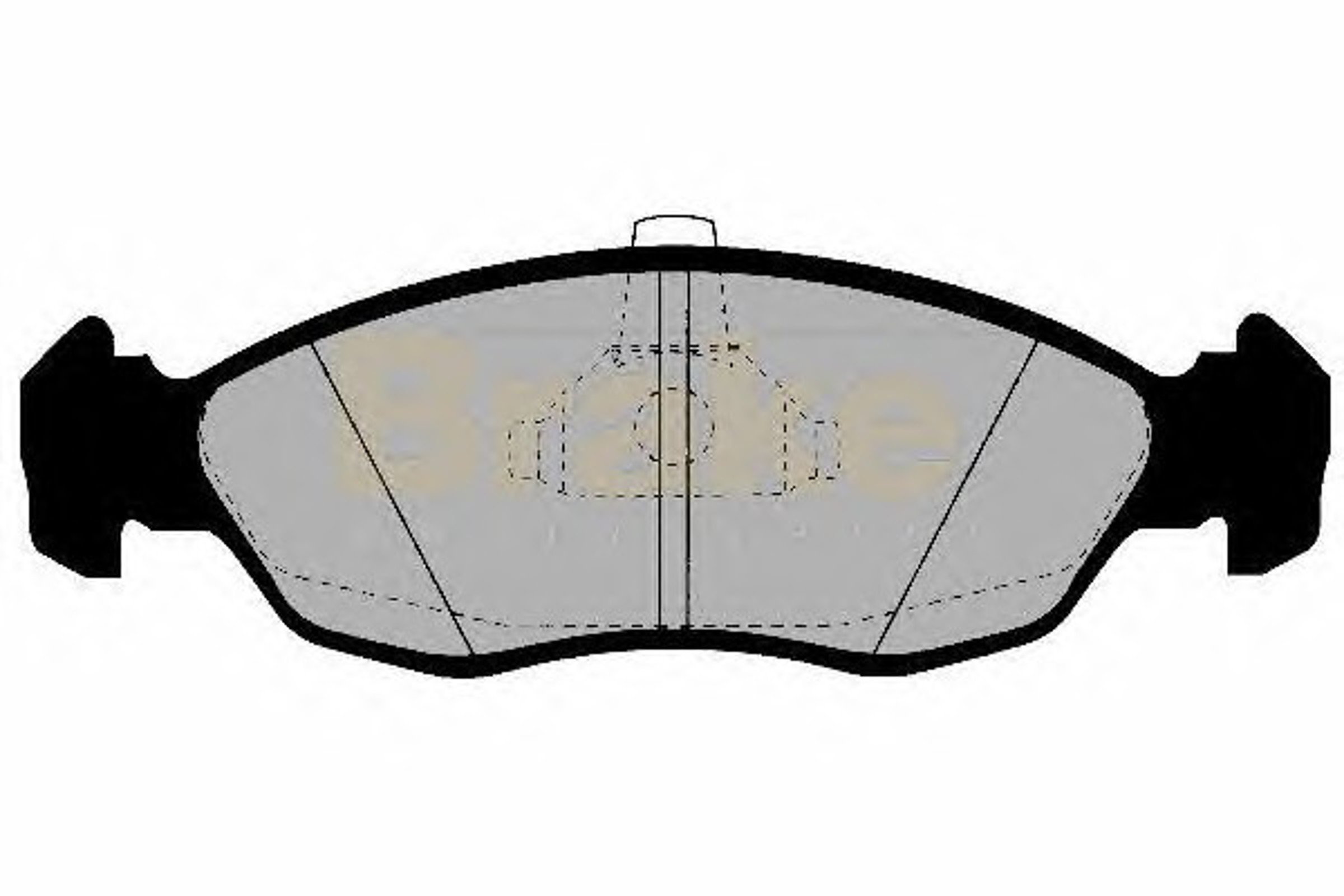 PA1166 BRAKE ENG Колодки тормозные дисковые