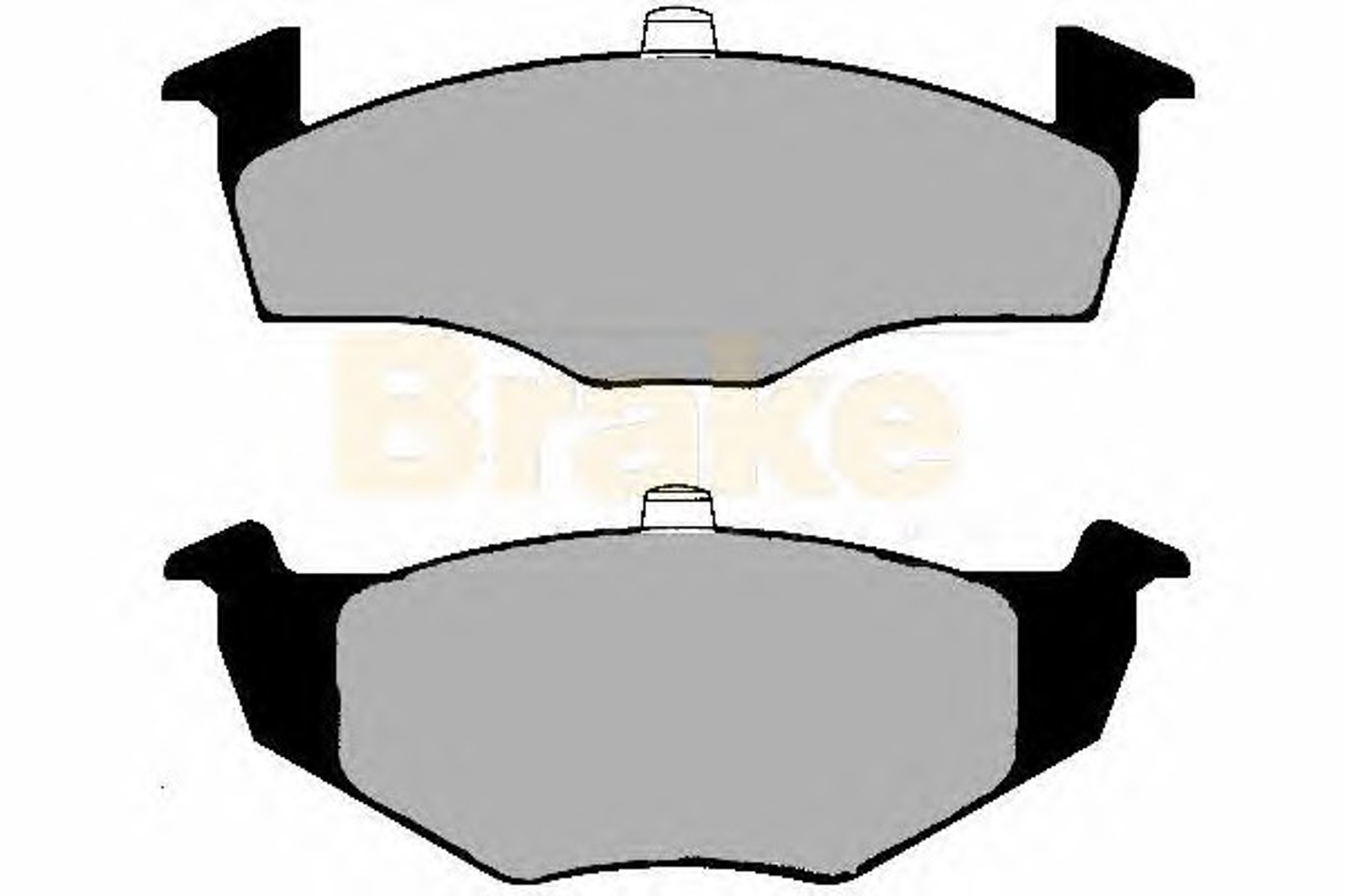 PA1254 BRAKE ENG Колодки тормозные дисковые