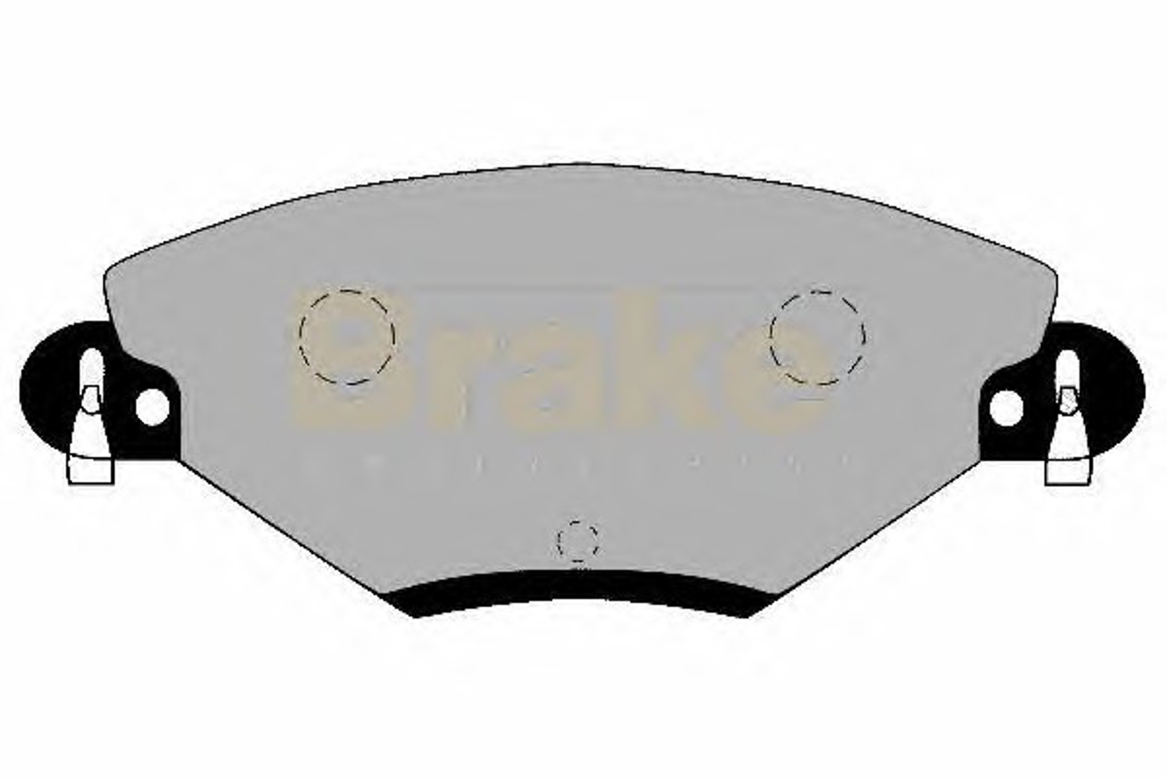 PA1292 BRAKE ENG Колодки тормозные дисковые