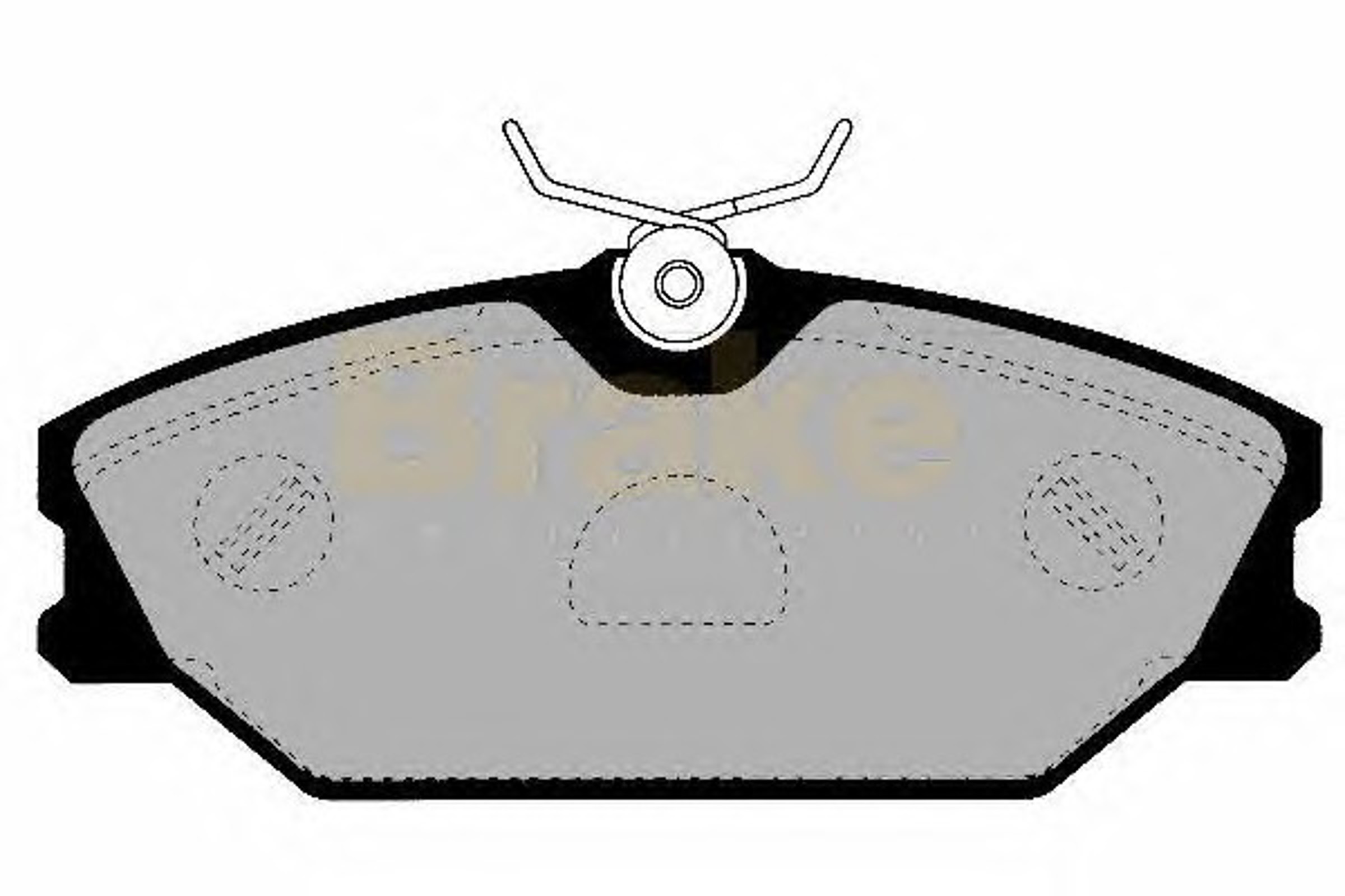 PA1297 BRAKE ENG Колодки тормозные дисковые