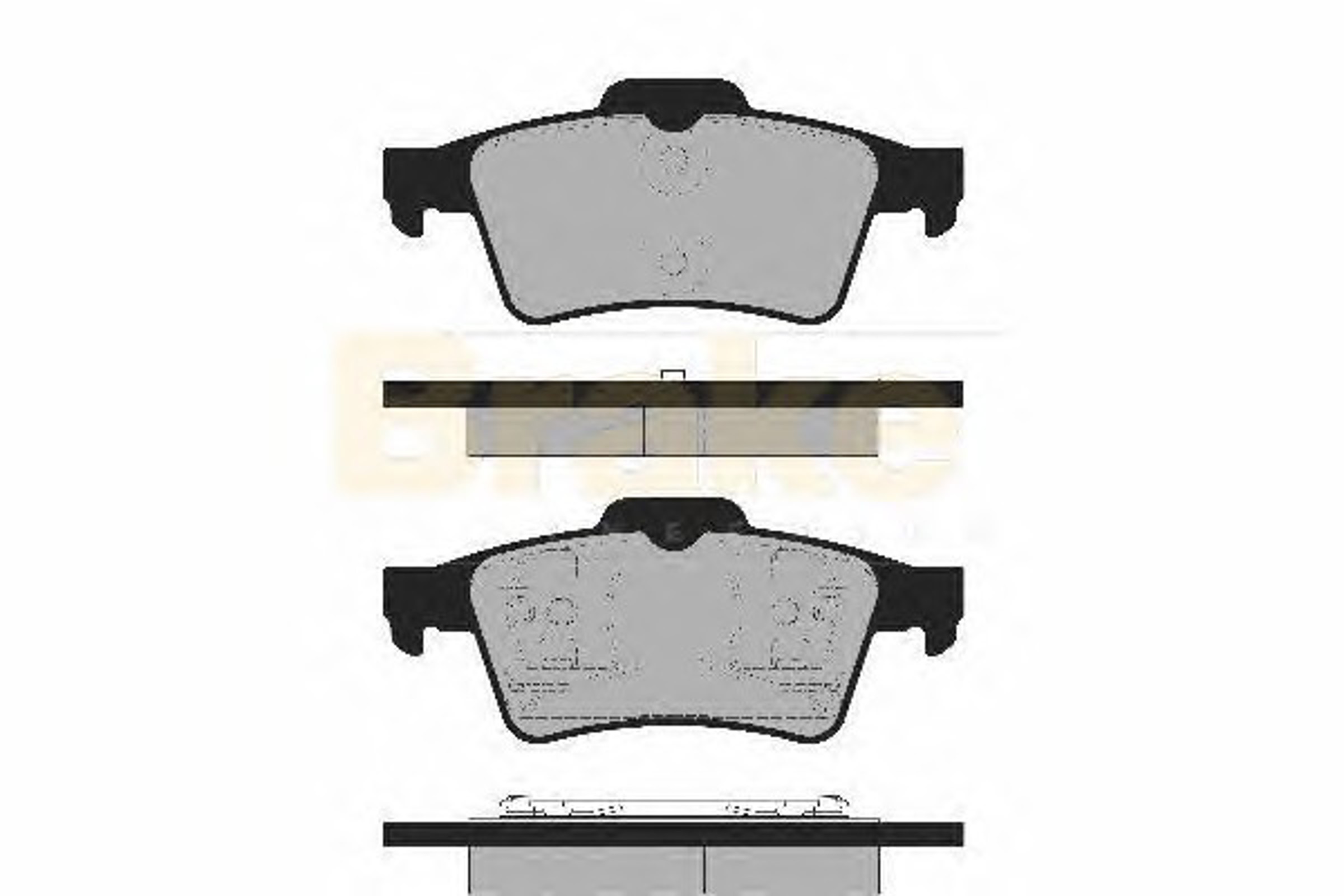 PA1391 BRAKE ENG Колодки тормозные дисковые