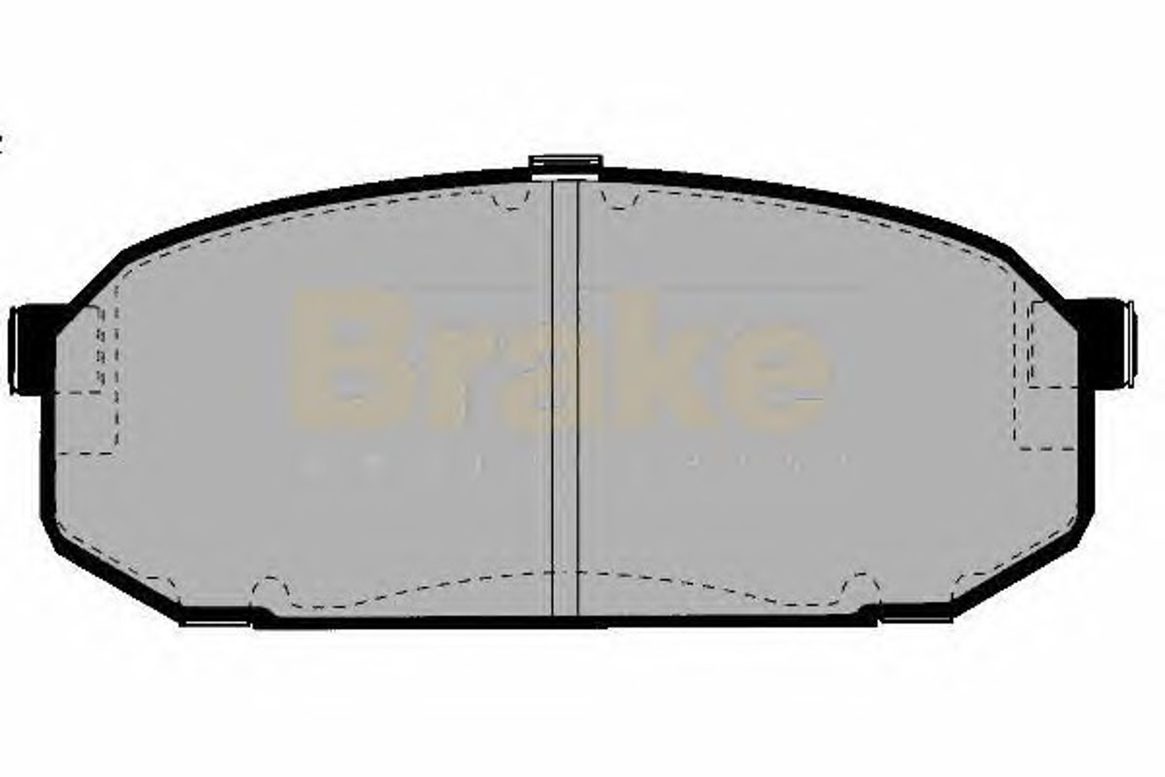 PA1429 BRAKE ENG Комплект тормозных колодок, дисковый тормоз