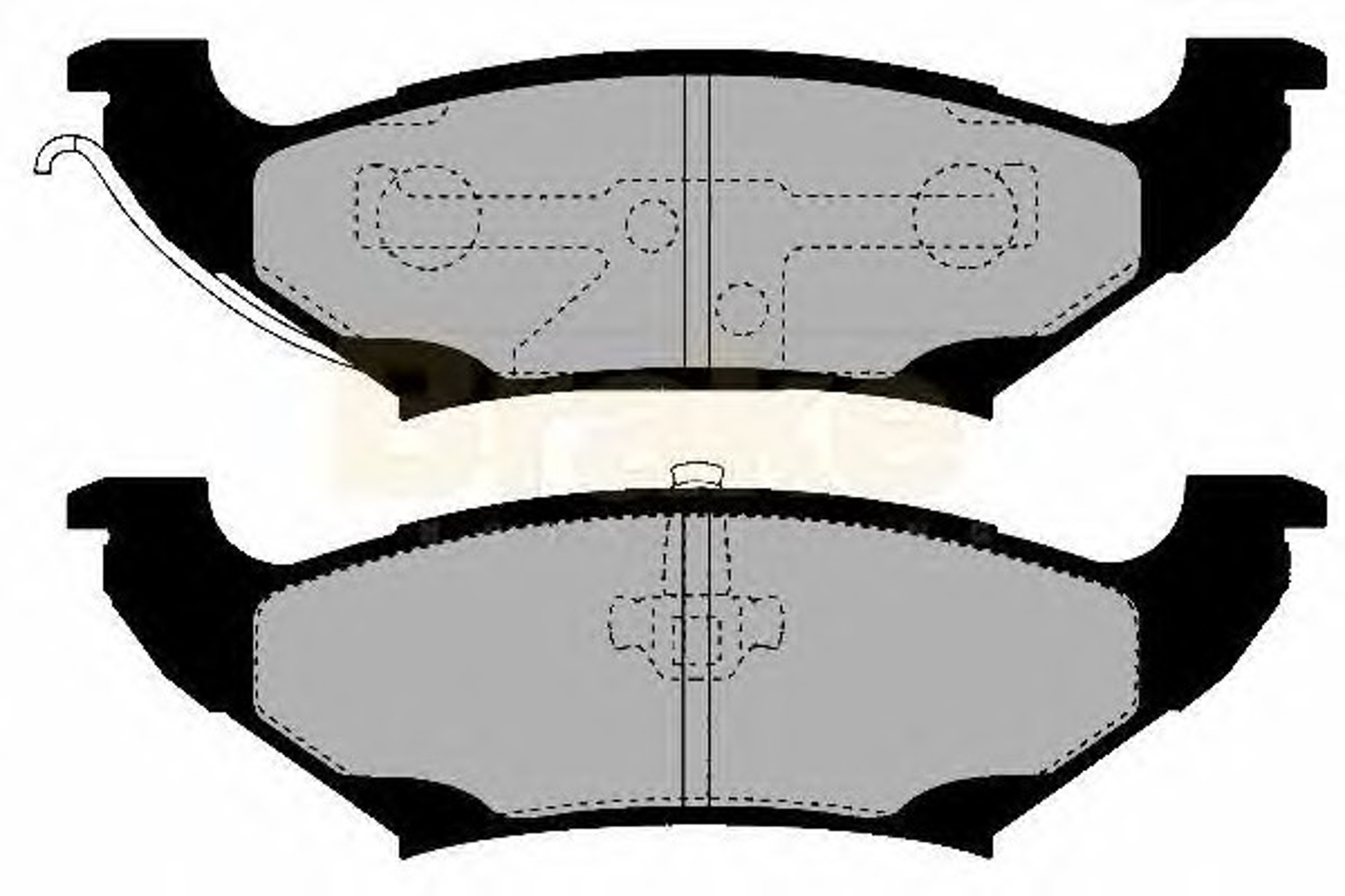 PA1446 BRAKE ENG Колодки тормозные дисковые