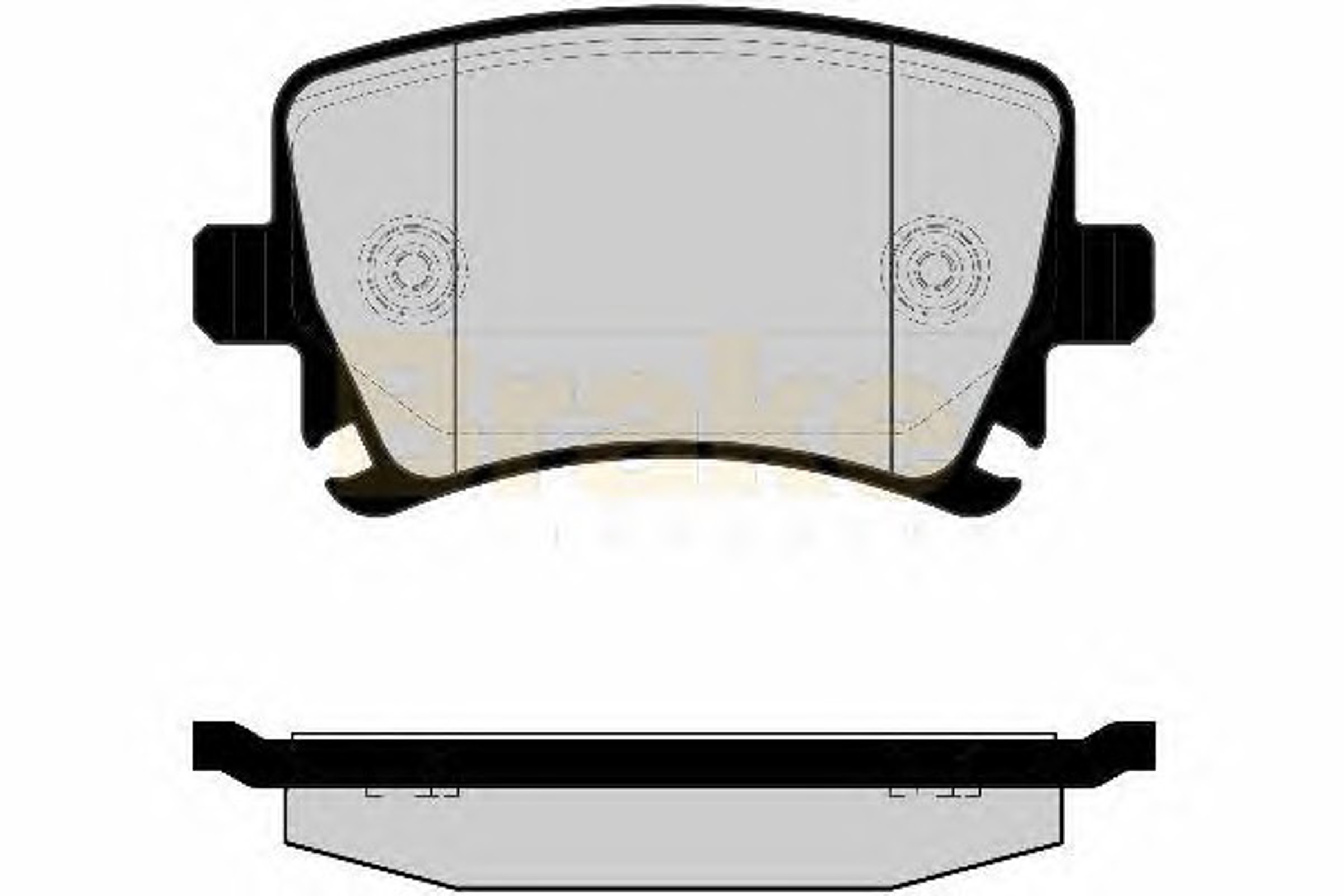 PA1560 BRAKE ENG Комплект тормозных колодок, дисковый тормоз