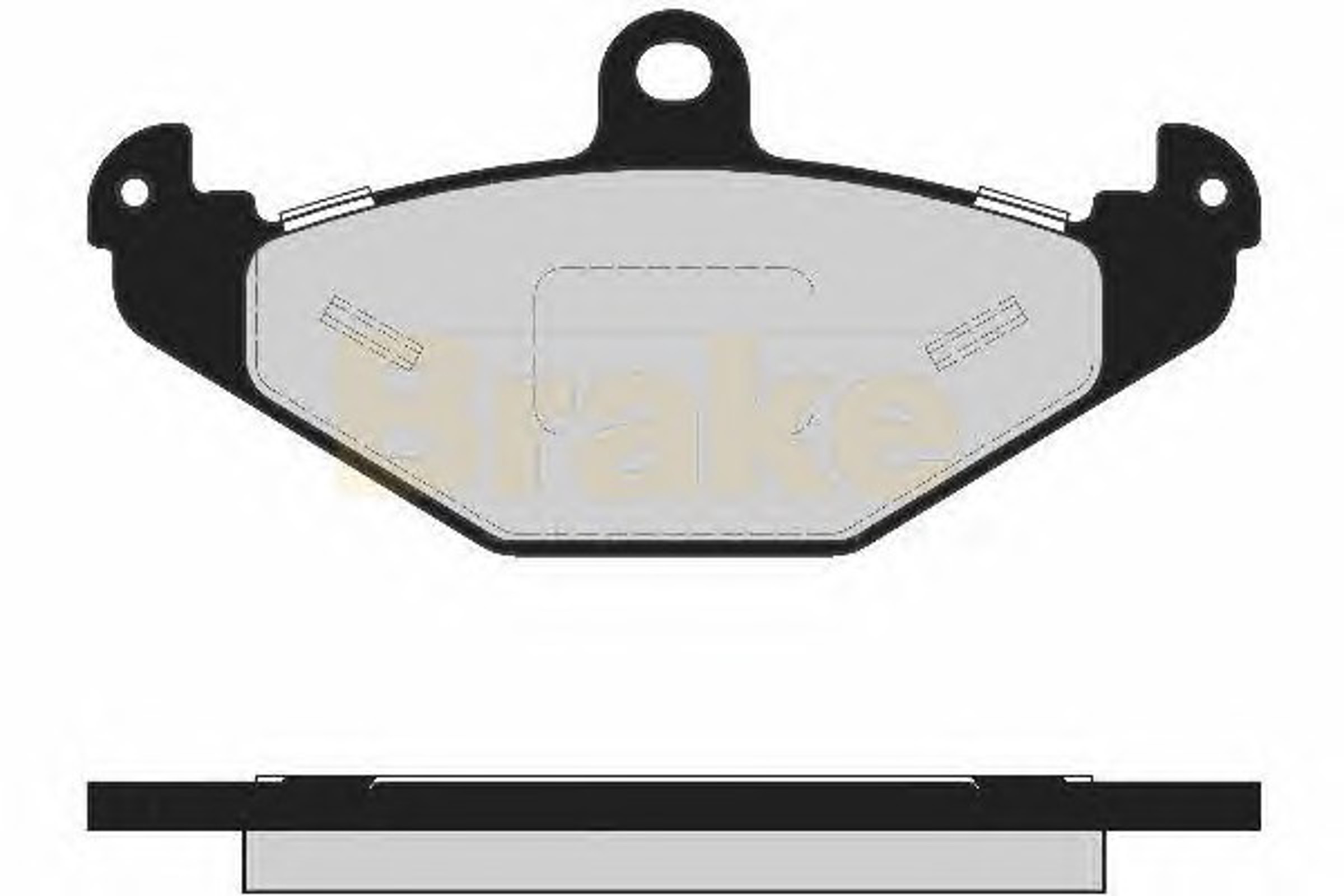 PA1619 BRAKE ENG Колодки тормозные дисковые