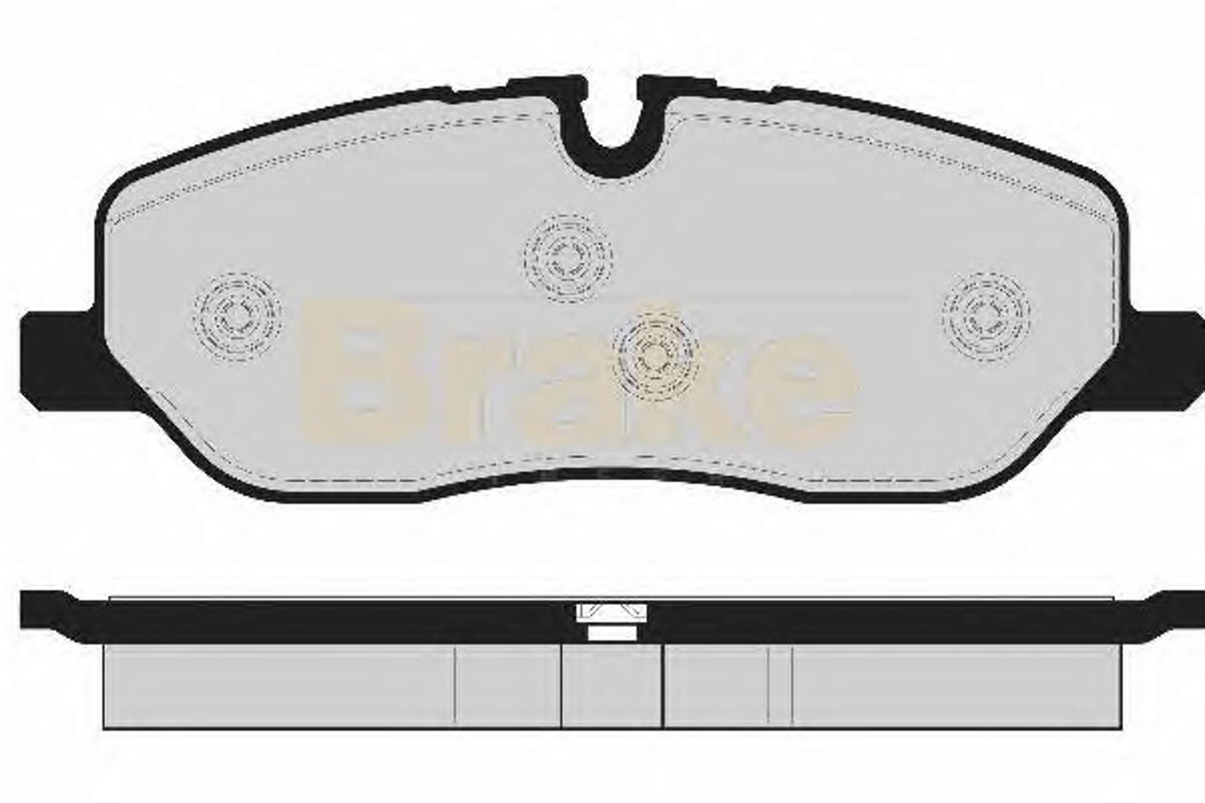 PA1672 BRAKE ENG Колодки тормозные дисковые