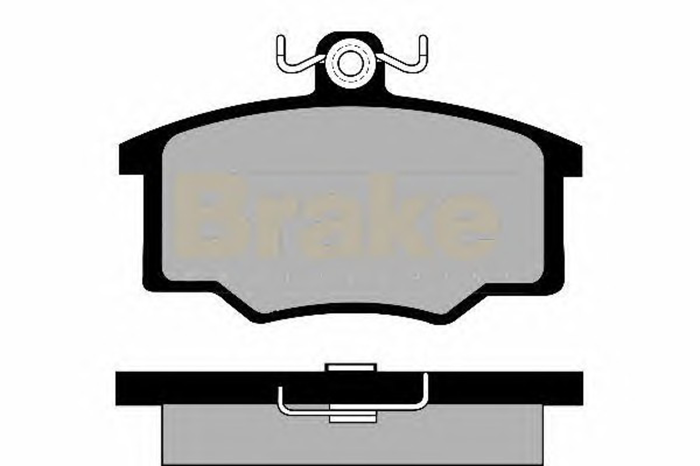 PA296 BRAKE ENG Колодки тормозные дисковые