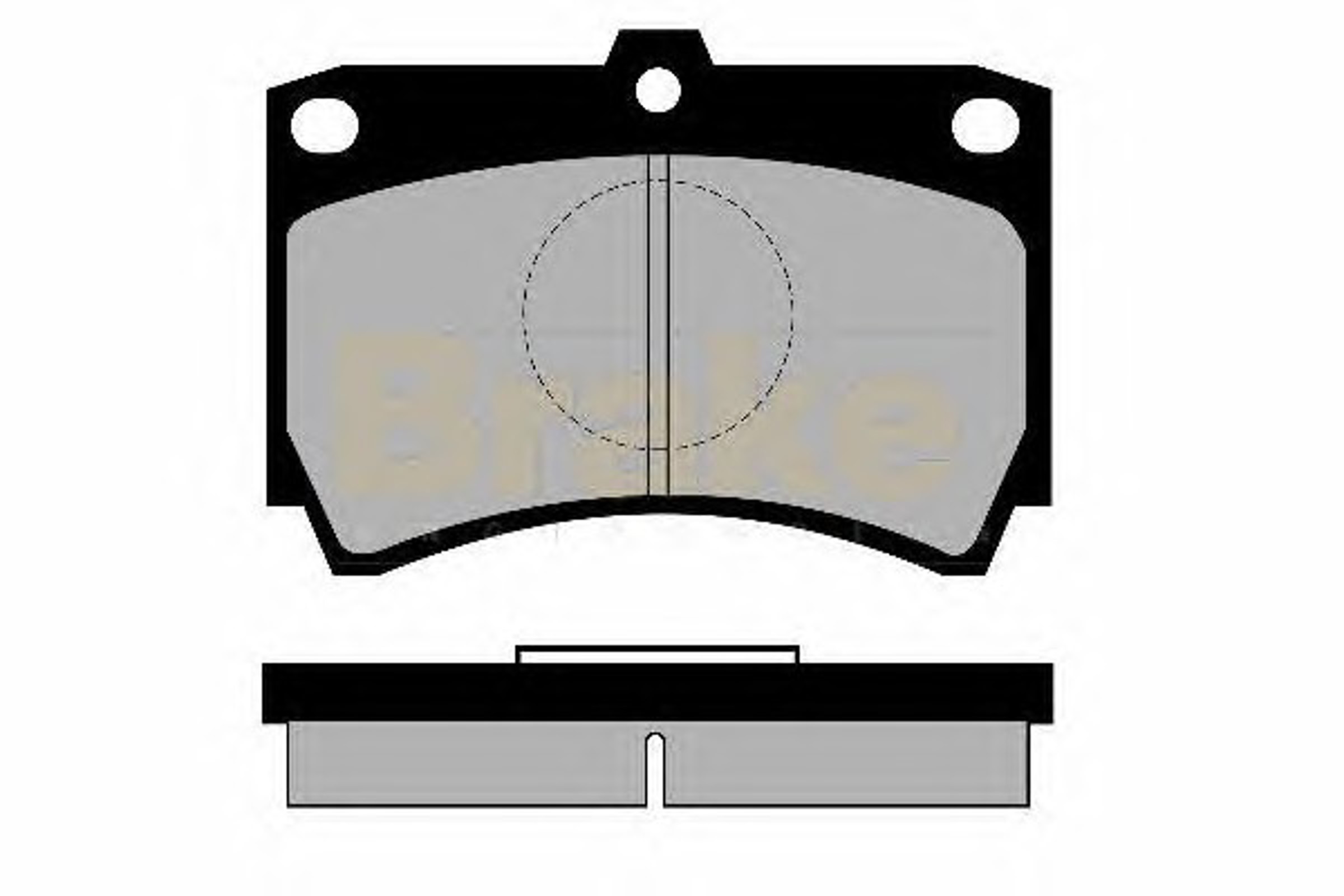 PA469 BRAKE ENG Колодки тормозные дисковые