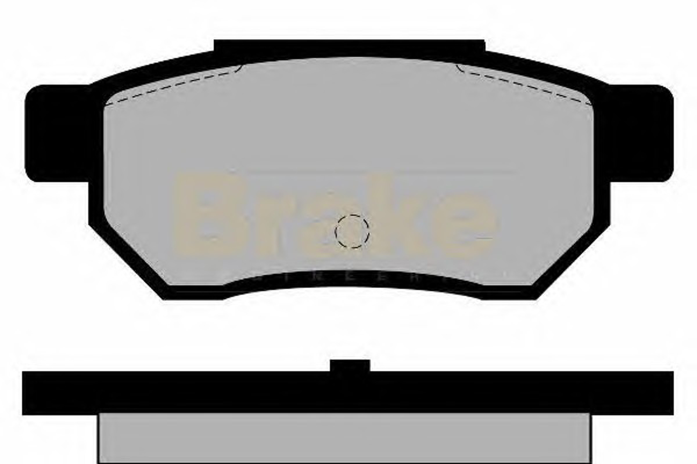 PA491 BRAKE ENG Колодки тормозные дисковые