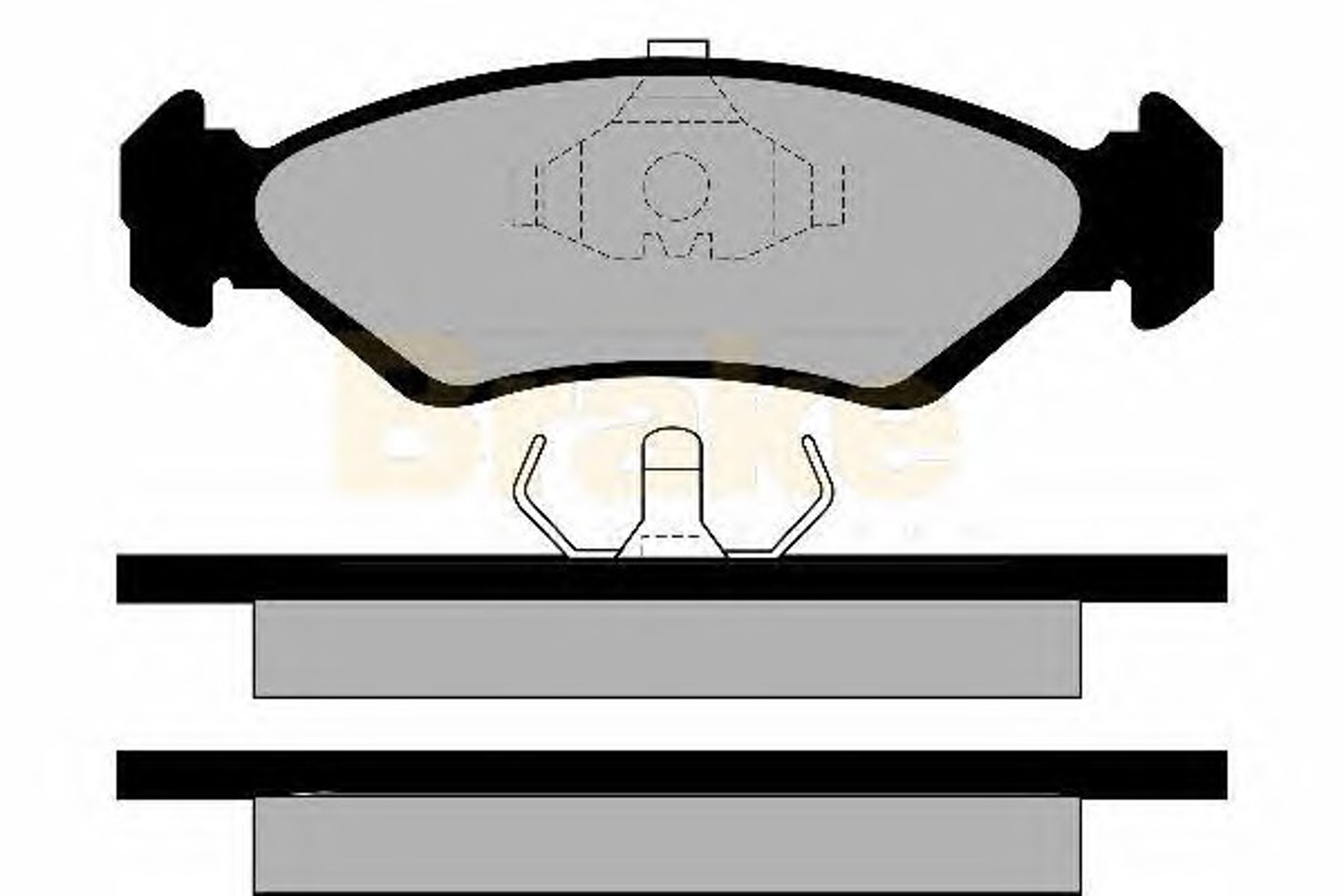 PA517 BRAKE ENG Колодки тормозные дисковые