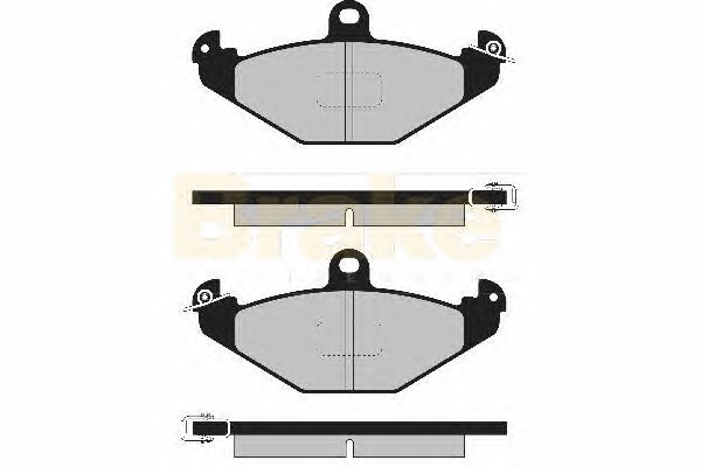 PA814 BRAKE ENG Колодки тормозные дисковые