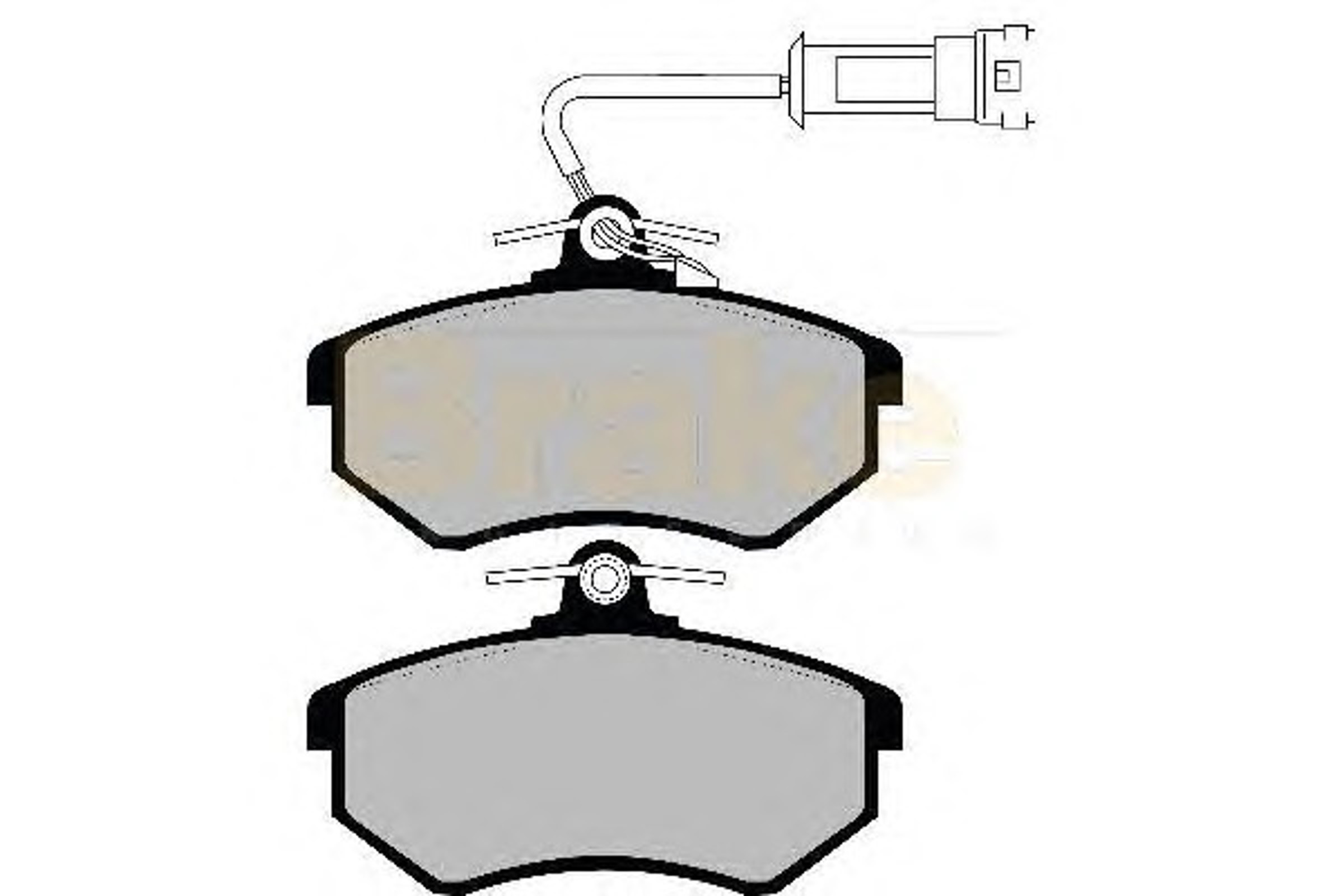 PA870 BRAKE ENG Колодки тормозные дисковые