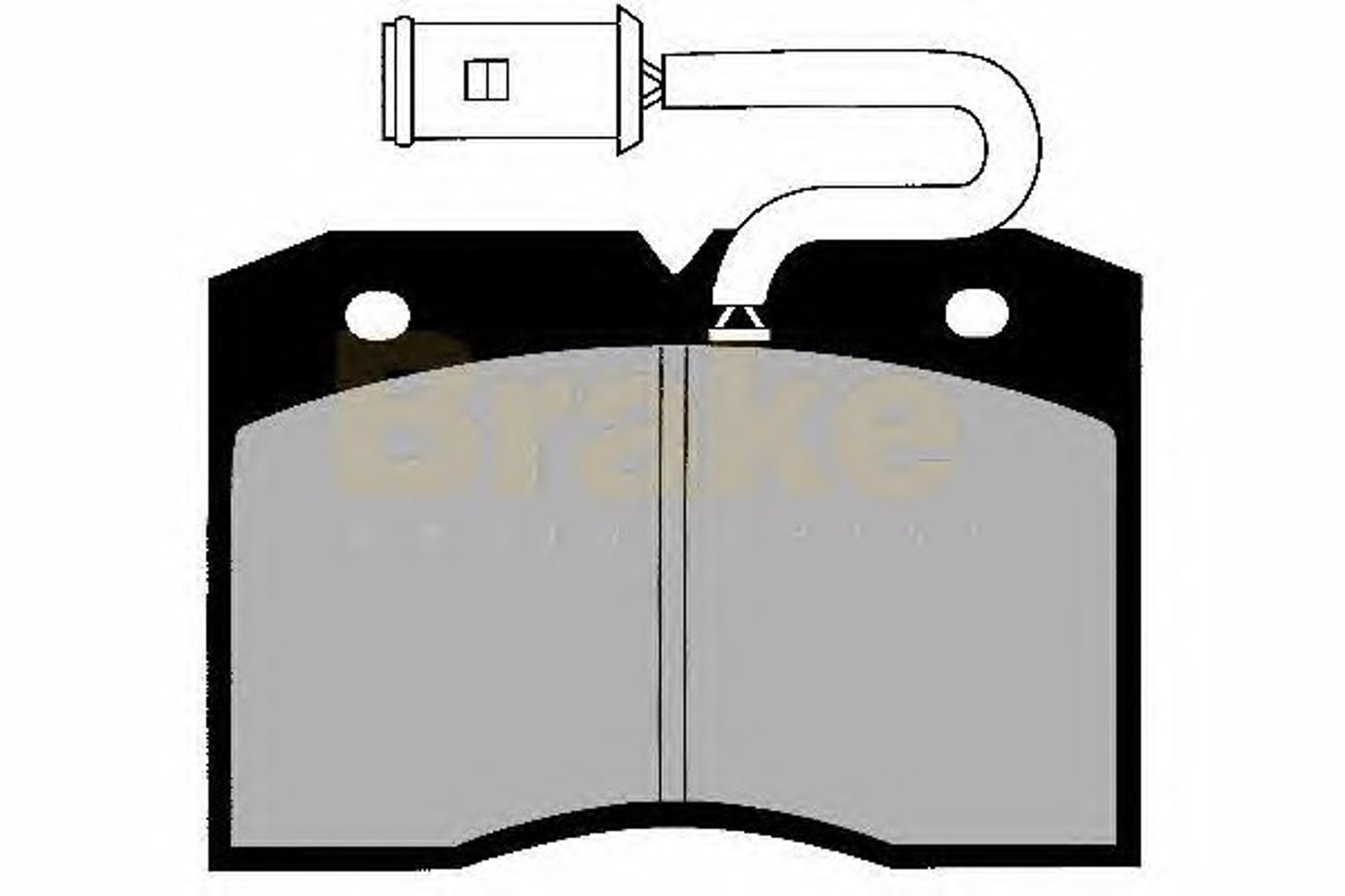 PA918 BRAKE ENG Колодки тормозные дисковые