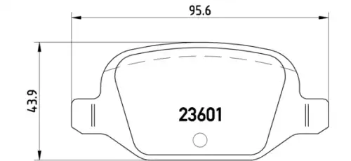 Комплект тормозных колодок дисковый тормоз BREMBO 07B.315.30
