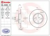 Тормозные диски BREMBO 08.A298.10
